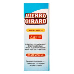 Hierro Girard Vainilla 30 g