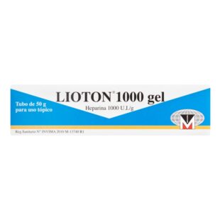 LIOTON 1000 GEL TUBO 50 GR(3%+)
