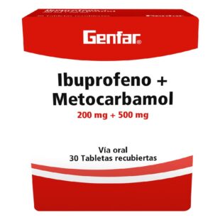 IBUPROF 200 MG+METOCARB 500 MG 30 TBS GF