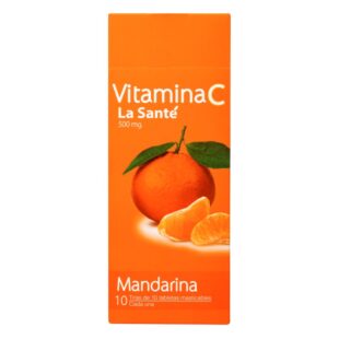 VITAMINA C 500 MG MANDARINA 100 TBS LS