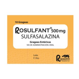 ROSULFANT 500 MG 10 GRAGEAS ENTER.