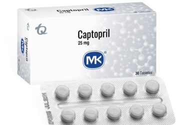 CAPTOPRIL 25 MG 30 TABLETAS MK