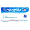 FUROSEMIDA 40 MG 50 TABLETAS AG