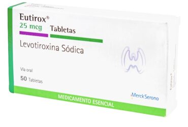 EUTIROX 25 MCG 50 TBS