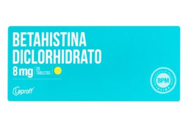 BETAHISTINA 8 MG 20 TABLETAS LP