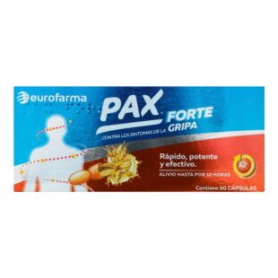 PAX FORTE 400 MG 50 CAPSULAS
