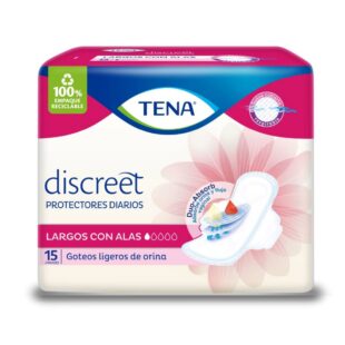 PROT.TENA LARGO ALAS DISCREET 15UND